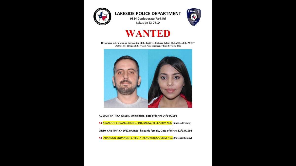 Lakeside police are asking for the public’s help in locating two individuals wanted for child endangerment charges after four children under the age of 10 tested positive for fentanyl, officials said.
